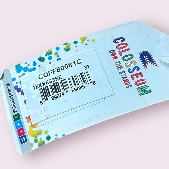 NWT Tennessee Volunteers Colosseum Girls Toddler Sparkle Bomber Jacket Size 3T - Picture 11 of 11